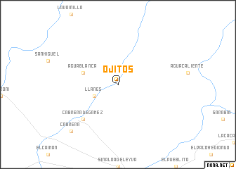 map of Ojitos
