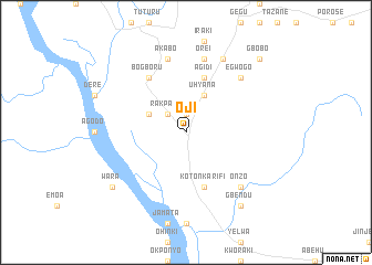 map of Oji