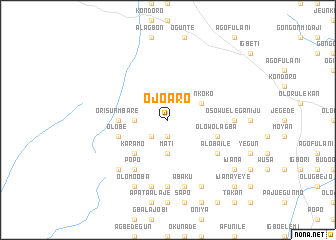 map of Ojo Aro