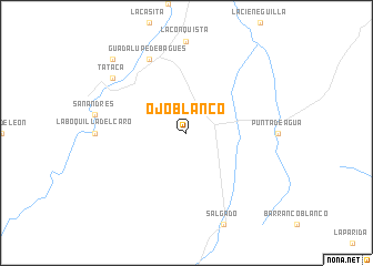 map of Ojo Blanco