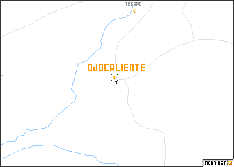 map of Ojo Caliente