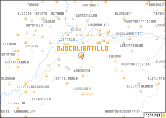 map of Ojocalientillo