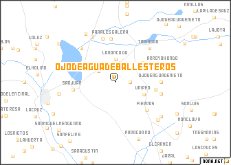 map of Ojo de Agua de Ballesteros