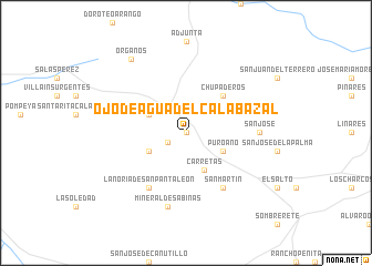 map of Ojo de Agua del Calabazal