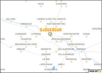 map of Ojo de Agua