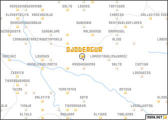 map of Ojo de Agua