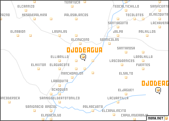 map of Ojo de Agua