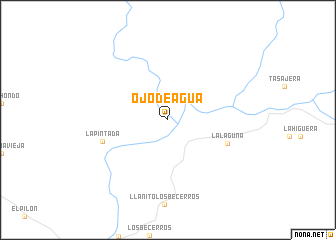 map of Ojo de Agua