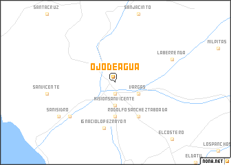 map of Ojo de Agua