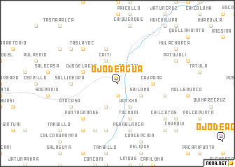 map of Ojo de Agua