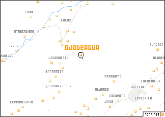 map of Ojo de Agua