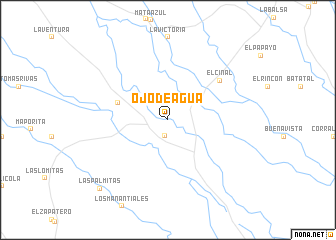 map of Ojo de Agua