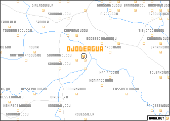 map of Ojo de Agua