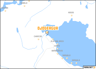 map of Ojo de Agua