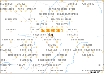 map of Ojo de Agua