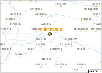 map of Ojo de Agua