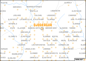 map of Ojo de Agua