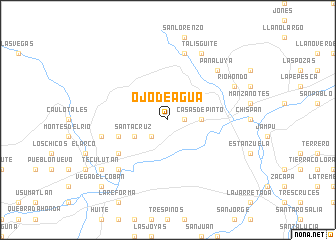 map of Ojo de Agua