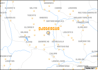 map of Ojo de Agua