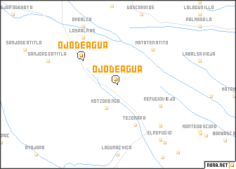 map of Ojo de Agua