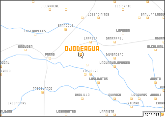 map of Ojo de Agua