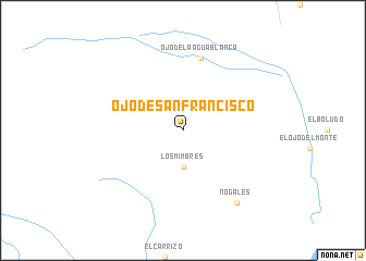 map of Ojo de San Francisco