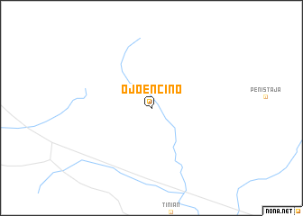 map of Ojo Encino