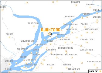 map of Ŏjŏk-tong