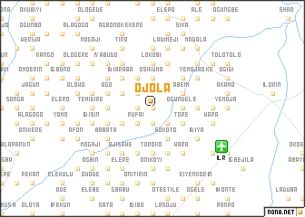 map of Ojola