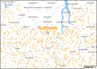 map of Ŏjŏn-dong