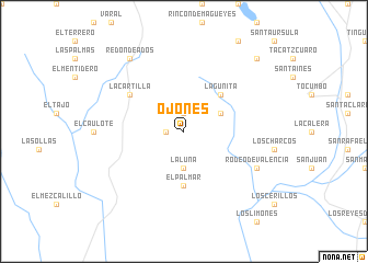 map of Ojones