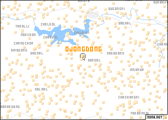 map of Ojŏng-dong