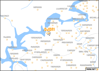 map of Ŏjo-ri