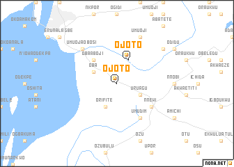 map of Ojoto