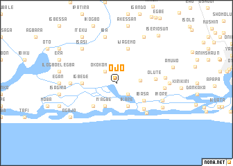 map of Ojo