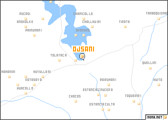 map of Ojsani