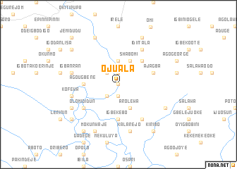 map of Ojuala
