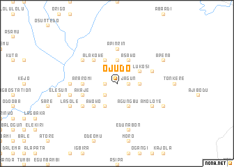 map of Ojudo