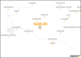 map of Ojuelos