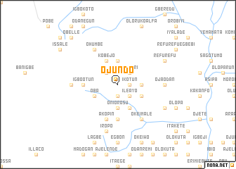 map of Ojundo