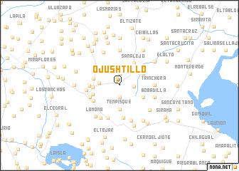 map of Ojushtillo