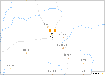 map of Oju