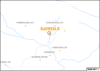 map of Öjvassla