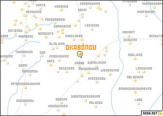 map of Okabonou