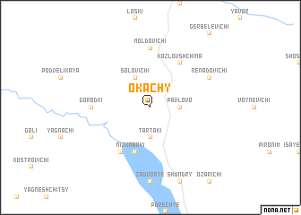 map of Okachy