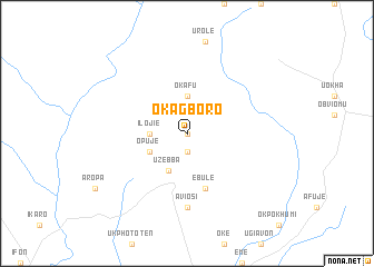 map of Okagboro