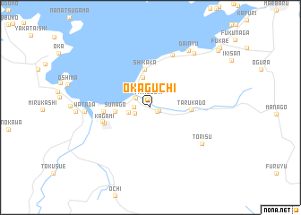 map of Okaguchi