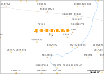 map of Okahahauyavwena