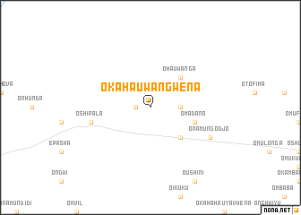 map of Okahauwangwena