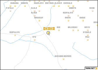 map of Okaka